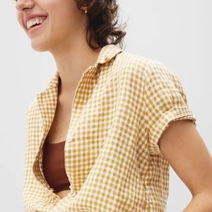 The Linen Short-Sleeve Notch Shirt